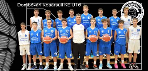 Dombóvári Kosárlabda Suli KE csapatfotó