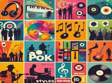 Infografika a zenei stílusok fejlődéséről