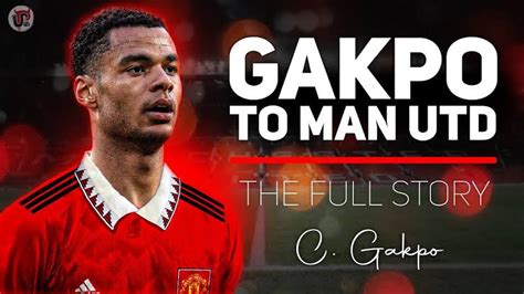 Cody Gakpo gólt szerez a Manchester United ellen