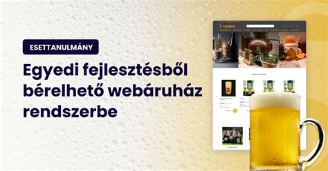 Webáruház felülete
