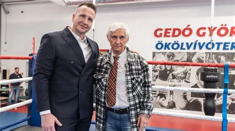 Gedó György ökölvívó a ringben