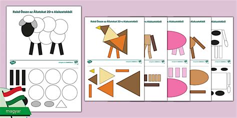 Tárgyakból kirakott állat