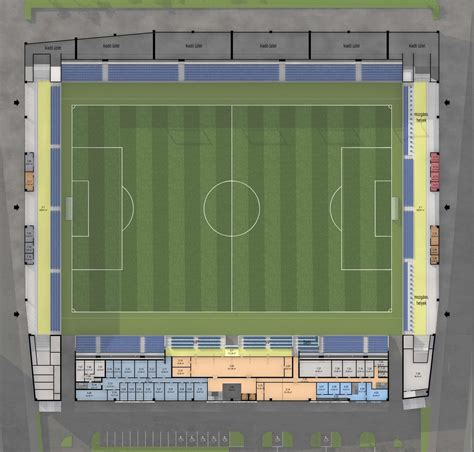 Az MTK stadion a forgatás idején, tele statisztákkal