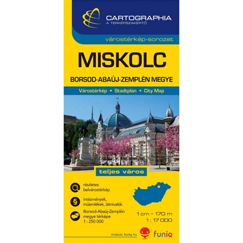 Miskolc várostérkép sportlétesítményekkel