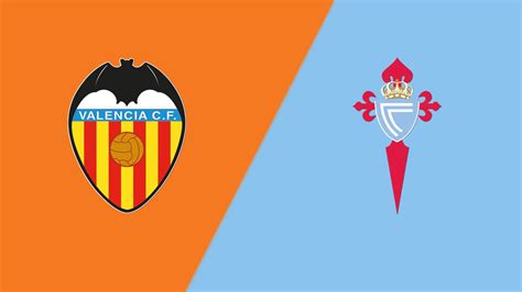 A Valencia és a Celta Vigo játékosai a mérkőzésen