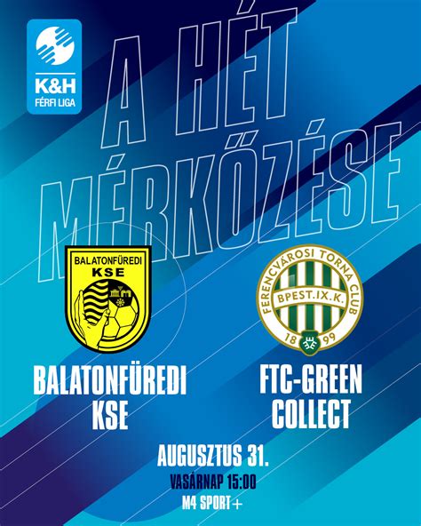 Balatonfüredi KSE és FTC-Green Collect mérkőzés jelenetek