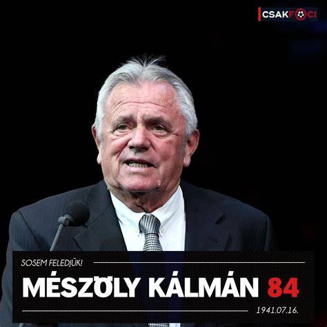 Mészöly Kálmán, mint szövetségi kapitány a kispadon
