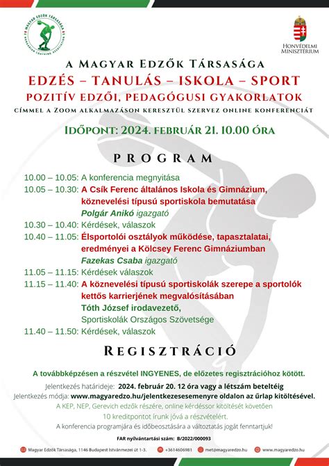 Edzői Életút Program összefoglaló ábra