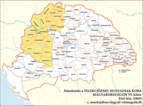 Komló városának térképe