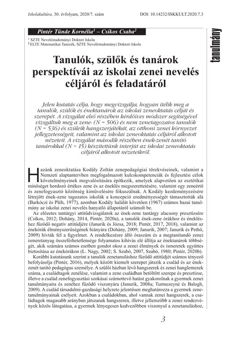 Zenei mentorok és tanárok
