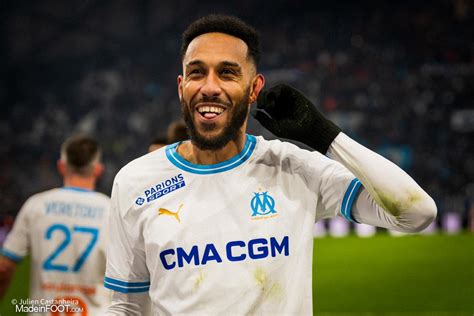 Pierre-Emerick Aubameyang, az Olympique Marseille csatára