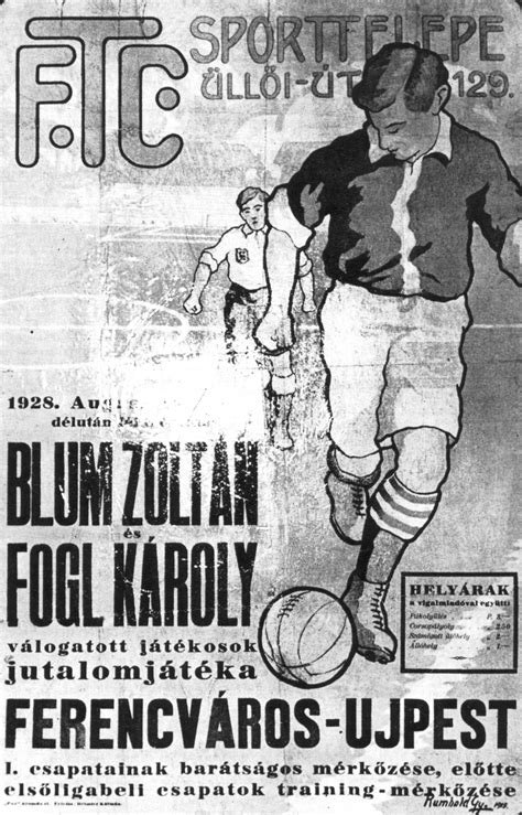 Blum Zoltán, a Fradi legendás fedezete és edzője