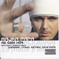 Majka első albumának, Az ózdi hősnek borítója