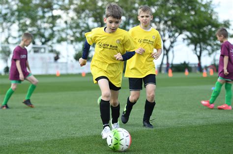 Fiatal focisták edzésen az MLSZ Bozsik programban