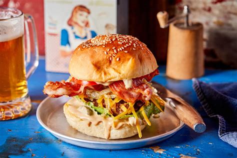 amerikai stílusú hamburger