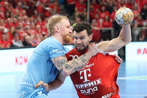 Aalborg kézilabdacsapat mérkőzés közben