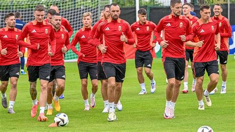 Az Aalborg csapatának edzése