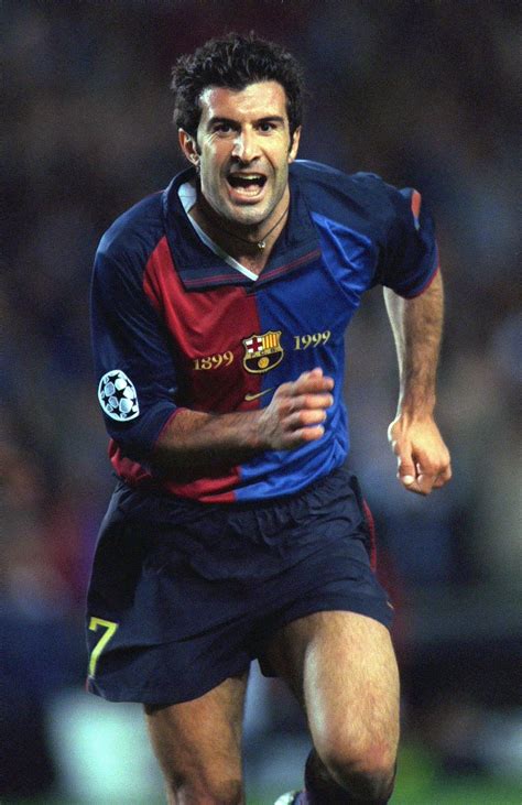 Luis Figo a Barcelona mezében