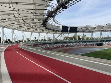 Panoráma futókör a Nemzeti Atlétikai Stadionban