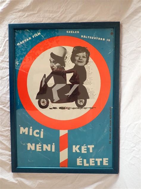 Régi mozi plakát vagy színházi előadás képe