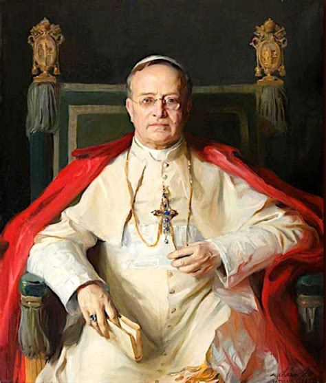 XI. Pius pápa portréja