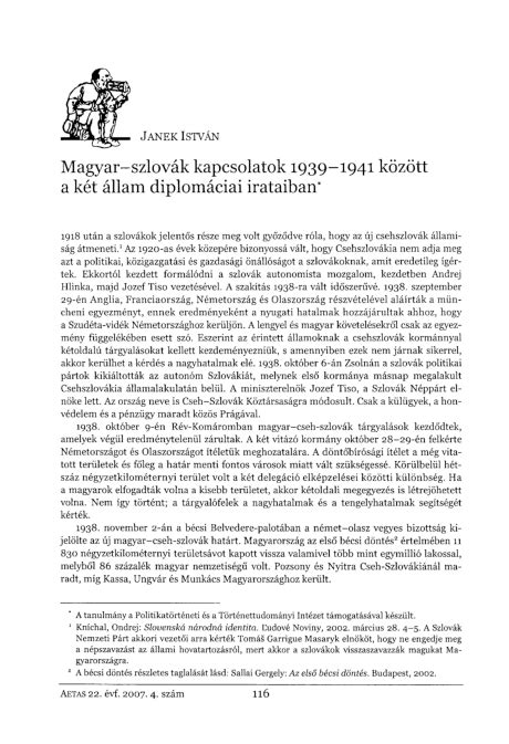 A magyar-szlovák diplomáciai kapcsolatok kulcspillanatai a rendszerváltás után