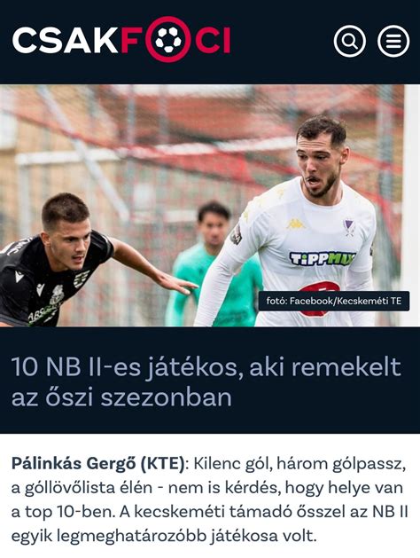 A férfi NB I góllövőlista top 6 játékosa