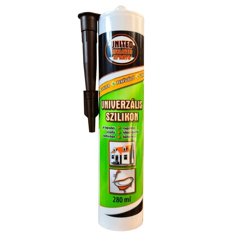 United Sealants univerzális szilikon tubus