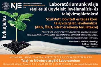 A talaj- és növényvizsgáló laboratórium felszerelései