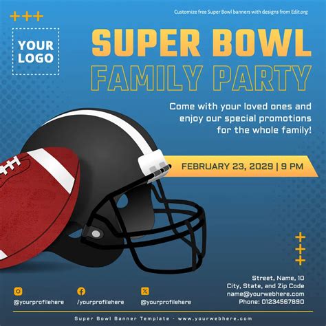 Családi és baráti Super Bowl party