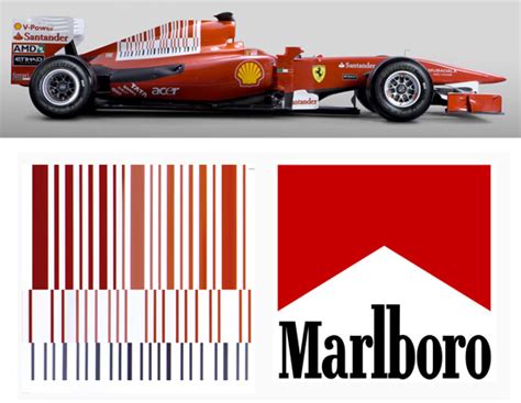 A Ferrari “barcode” festése, 2010-ben