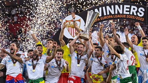 Az Európa-liga győztese, a Sevilla ünneplése