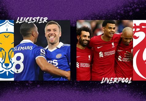 Liverpool és Leicester City futballmeccs archív képe