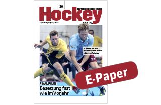 A Deutsche Hockey Zeitung alkalmazás felülete