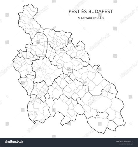 Pest vármegye térképe a csapatok elhelyezkedésével