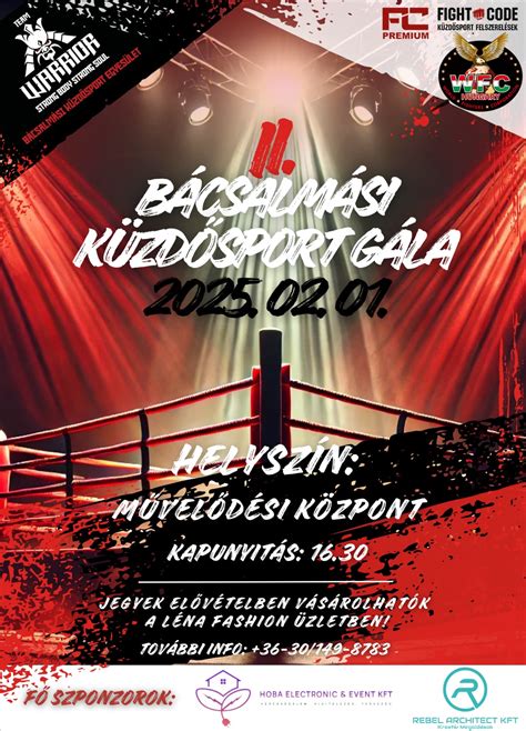 Küzdősport gála rendezvény