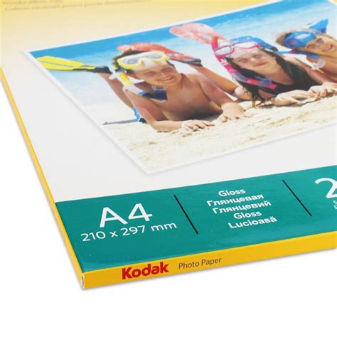 Fotópapír csomag paraméterekkel és méretekkel