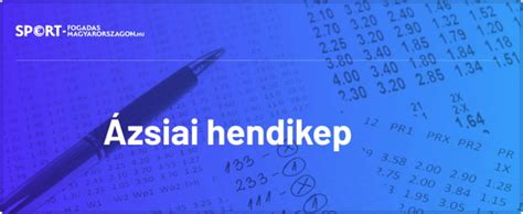 Hendikep fogadási táblázat és példák