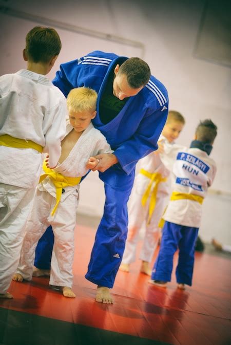 Judo edzés gyermekekkel az MTK-ban