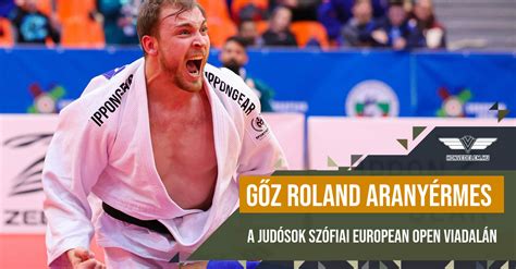 Gőz Roland judoka verseny közben