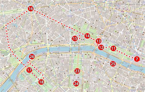 Térkép Párizs Champs-Élysées környékéről