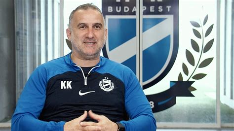 Kenesei Krisztián edzői munka közben