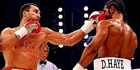 David Haye és Vladimir Klitschko promóciós kép