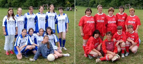 Lányok és Asszonyok csapata az Utcabajnokságon Füzéren 2005-ben