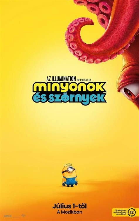 Gru és a minyonok vidám csoportja a film egyik jelenetében