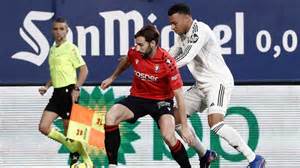 Osasuna - Real Madrid mérkőzés plakátja