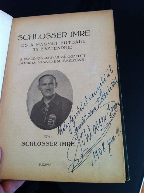 Schlosser Imre-szerű futballista alakja újsághirdetésben