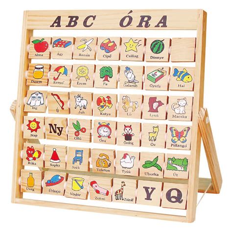 ABC óra fa játék