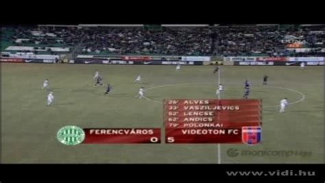 Statisztika a Ferencváros és a Videoton mérkőzéseiről