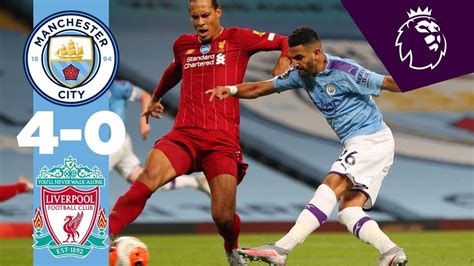 Manchester City 4-0 Liverpool 2020-as mérkőzés statisztikái